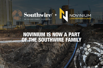 Southwire is pleased to announce the acquisition of Novinium Holdings, Inc. of Kent, Wash. – a cable rejuvenation solutions provider focused on electric utilities.