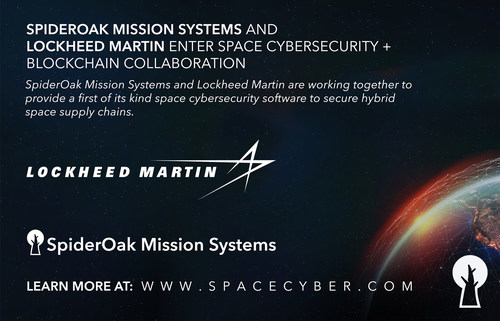 SpiderOak Mission Systems and Lockheed Martin enter collaboration.