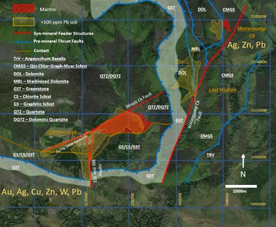 Preliminary Geologic Map of the Illinois Creek Property (CNW Group/Western Alaska Copper & Gold, an Alaska Corporation)