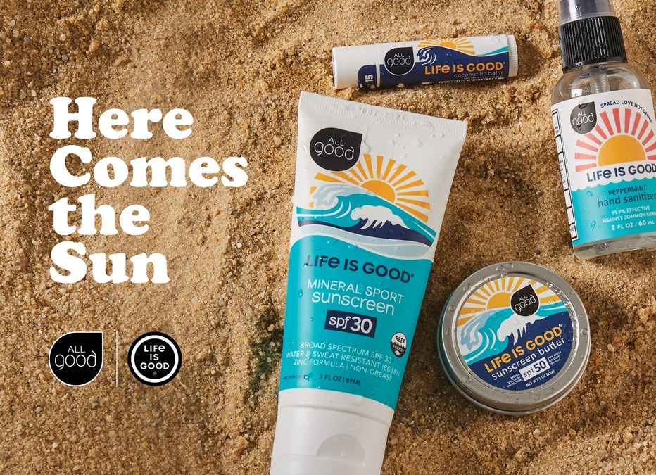 Life is Good® Partners with All Good on a Line of Plant-Based Sun Protection - Vimarsana News