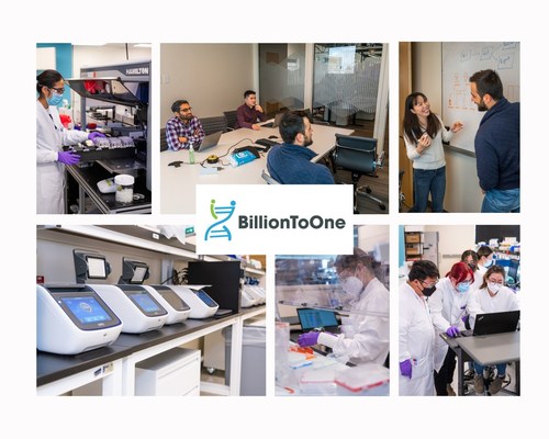 The BillionToOne team working together.
