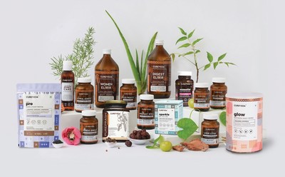 Curveda's range of plant-based supplements