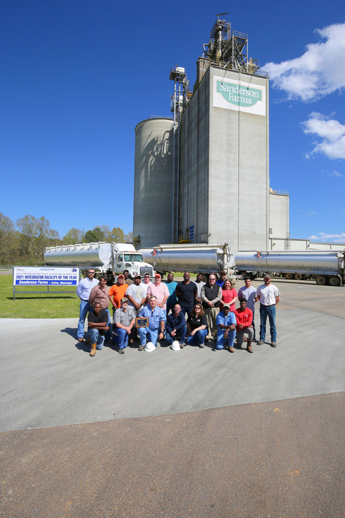 Sanderson Farms Feed Mill Named Integrator Feed Facility of the Year