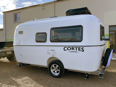 Cortes Camper is precision-engineered using high-performance molded fiberglass composites. The fiberglass layers are bonded to a core material providing a stronger, lighter weight camper. The entire exterior is sealed tight in marine-grade gel coat, an advanced technology developed for high-performance offshore racing boats.