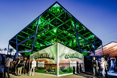 Heineken House Photo Wall at Coachella 2019