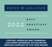 2022 Central American and Caribbean Customer Experience Outsourcing Services Company of the Year Award