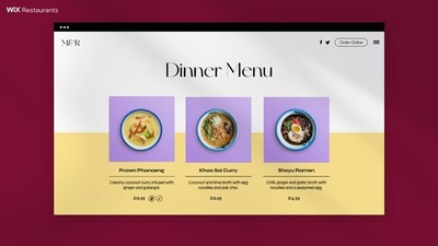 Make customers crave your food with an eye-catching menu.