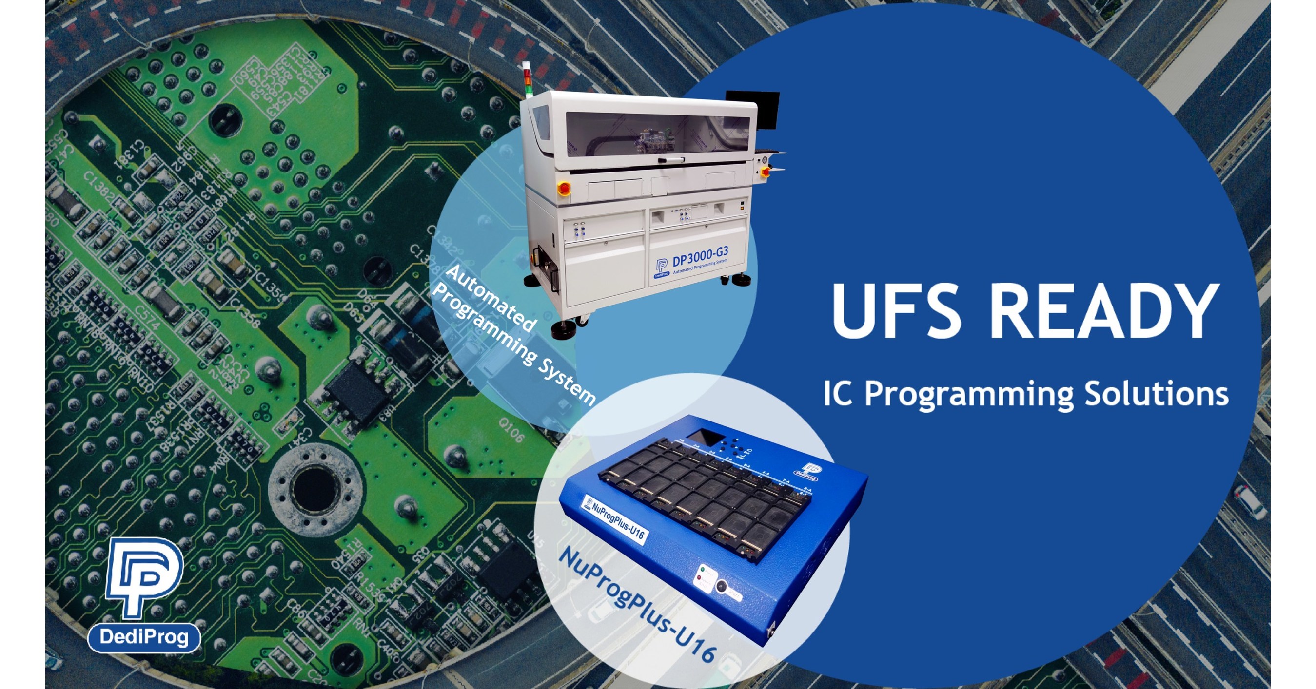 DediProg Champions Universal ALL-IN-ONE, UFS-Ready Programming Solution