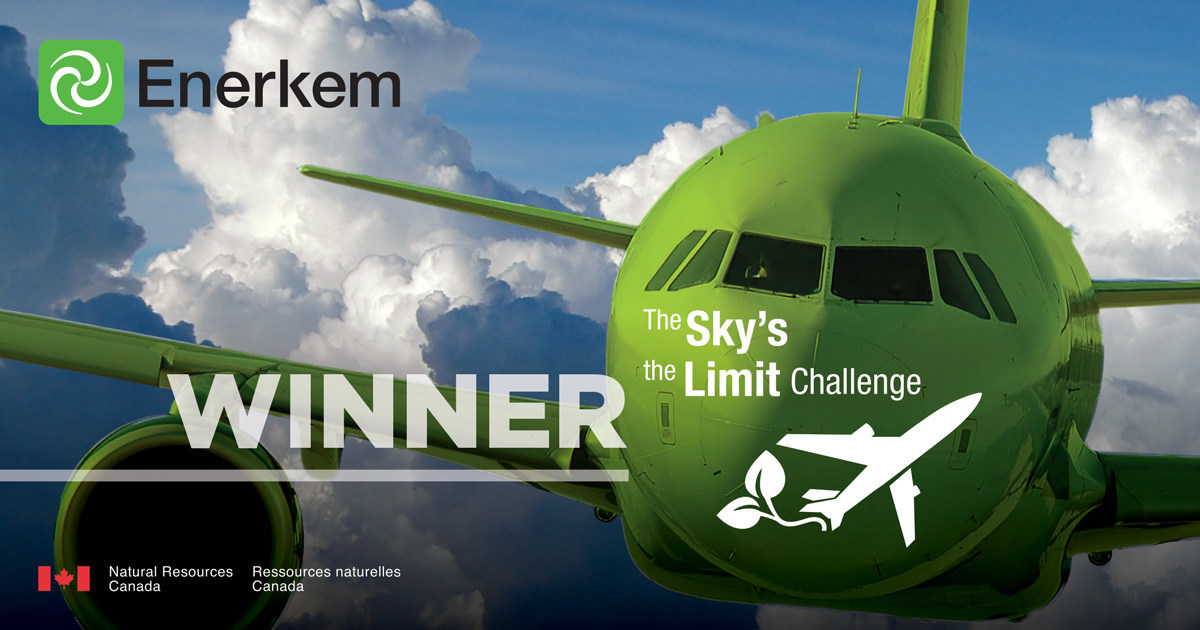 ENERKEM WINS "THE SKY'S THE LIMIT CHALLENGE" for producing sustainable aviation fuel from forest biomass - Vimarsana News