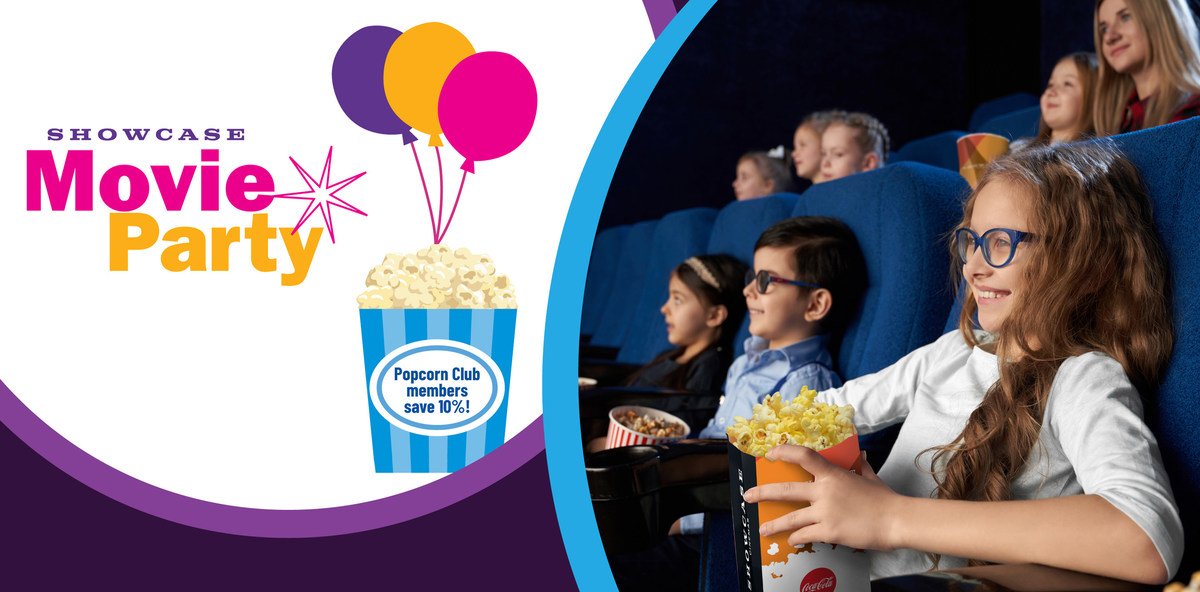 CELEBRATE YOUR BIRTHDAY WITH THE MOVIE STARS; SHOWCASE CINEMAS LAUNCHES NEW ALL-INCLUSIVE, CUSTOMIZABLE "MOVIE PARTY" PACKAGE - Vimarsana News