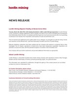 Lundin Mining Reports Fatality at Neves-Corvo Mine (CNW Group/Lundin Mining Corporation)
