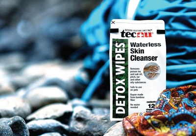 Tecnu Detox Wipes remove poison ivy and oak oil, pitch, tar, and other oily substances from skin, tools, equipment, pets, and more. Tecnu Detox Wipes remove poison ivy and oak oil, pitch, tar, and other oily substances from skin, tools, equipment, pets, and more.