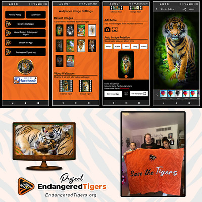 Save Tigers App and Screensaver