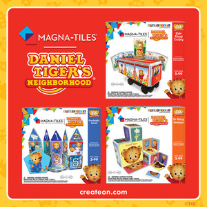 CREATEON® ADDS DANIEL TIGER'S NEIGHBORHOOD TO ITS LICENSING ROSTER ALONGSIDE INDUSTRY LEADERS LIKE SESAME STREET, DR. SEUSS AND THE WORLD OF ERIC CARLE