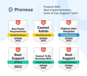 Phonexa Racks Up Remarkable Series of High Ranks in G2 Spring 2022 Report