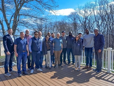 The Spring 2022 Master's Program cohort participates in a weekend retreat to kick off their year-long journey.