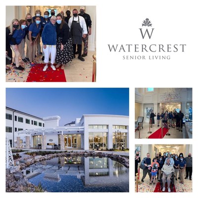 Watercrest Senior Living Group announces the grand opening of Watercrest Myrtle Beach Assisted Living and Memory Care and welcomes founding residents to their new home with a red carpet celebration.