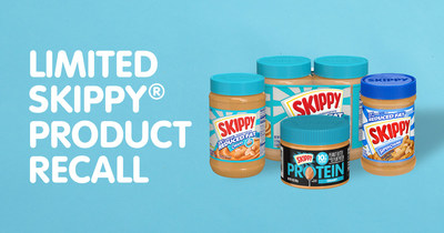 VOLUNTARY CLASS II RECALL ANNOUNCED FOR A LIMITED NUMBER OF JARS OF SKIPPY® REDUCED FAT CREAMY PEANUT BUTTER SPREAD, SKIPPY® REDUCED FAT CHUNKY PEANUT BUTTER SPREAD AND SKIPPY® CREAMY PEANUT BUTTER BLENDED WITH PLANT PROTEIN.