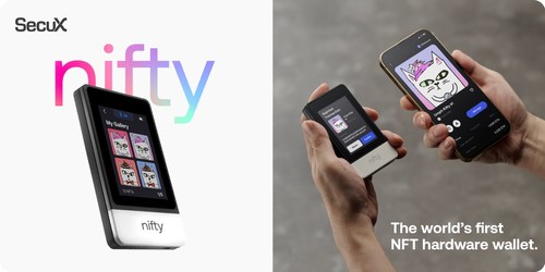 SecuX Nifty World's First NFT Hardware Wallt