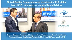 FintechCashier Group announces investment of £10 million into MENA region, creating a financial gateway centre based in Bahrain