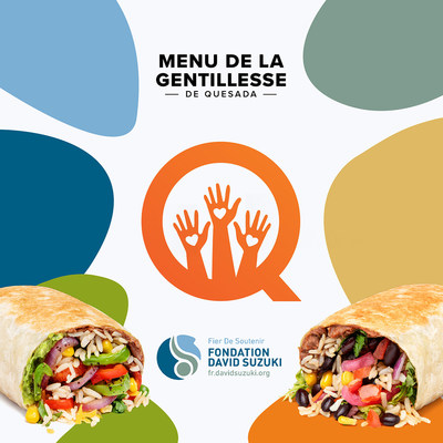 Menu de la Gentillesse De Quesada (Groupe CNW/Quesada Burritos & Tacos)