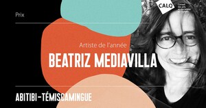 Beatriz Mediavilla reçoit le Prix du CALQ - Artiste de l'année en Abitibi-Témiscamingue