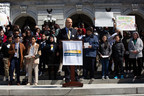 Students, Teachers and Legislators Rally on the Capitol Steps to...