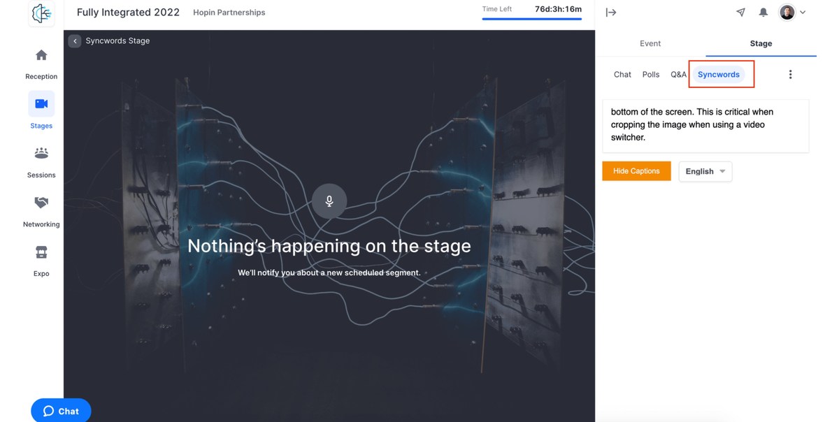 SyncWords Partners with Europe's Largest Online Event Platform Hopin to Provide World-Class Captioning and Live Translation to Over 100 Languages - Vimarsana News