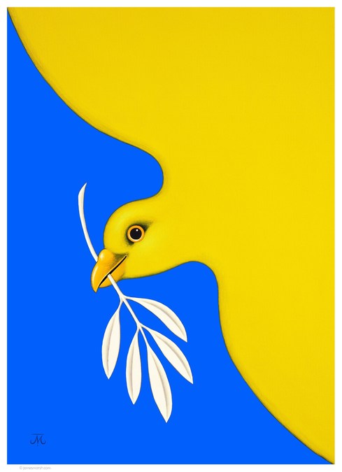 MusicArt and Hypergallery release 1st Edition charity NFT, entitled 'Peace Piece', by internationally acclaimed artist James Marsh - Vimarsana News