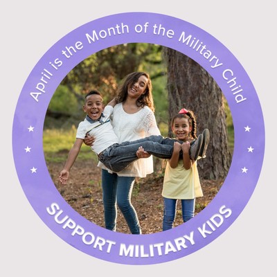 April is Month of the Military Child! Update your Facebook profile picture to show your support for #MightyMilitaryKids with a Month of the Military Child Photo Frame.