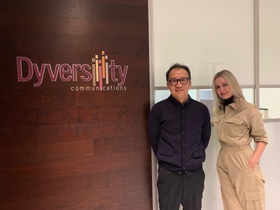 Stagwell acquires Dyversity Communications, Canada's leading multicultural agency. Pictured: Albert Yue, Dyversity Communications CEO and Krista Webster, Vice-Chair of Doner Partners Network and President & CEO of Veritas Communications and Meat & Produce.