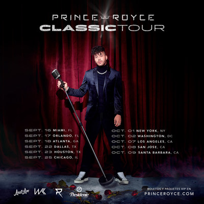 Prince Royce Classic Tour 2022
