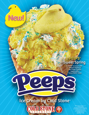 Cold Stone Creamery Welcomes Spring with New PEEPS® Flavored Ice Cream