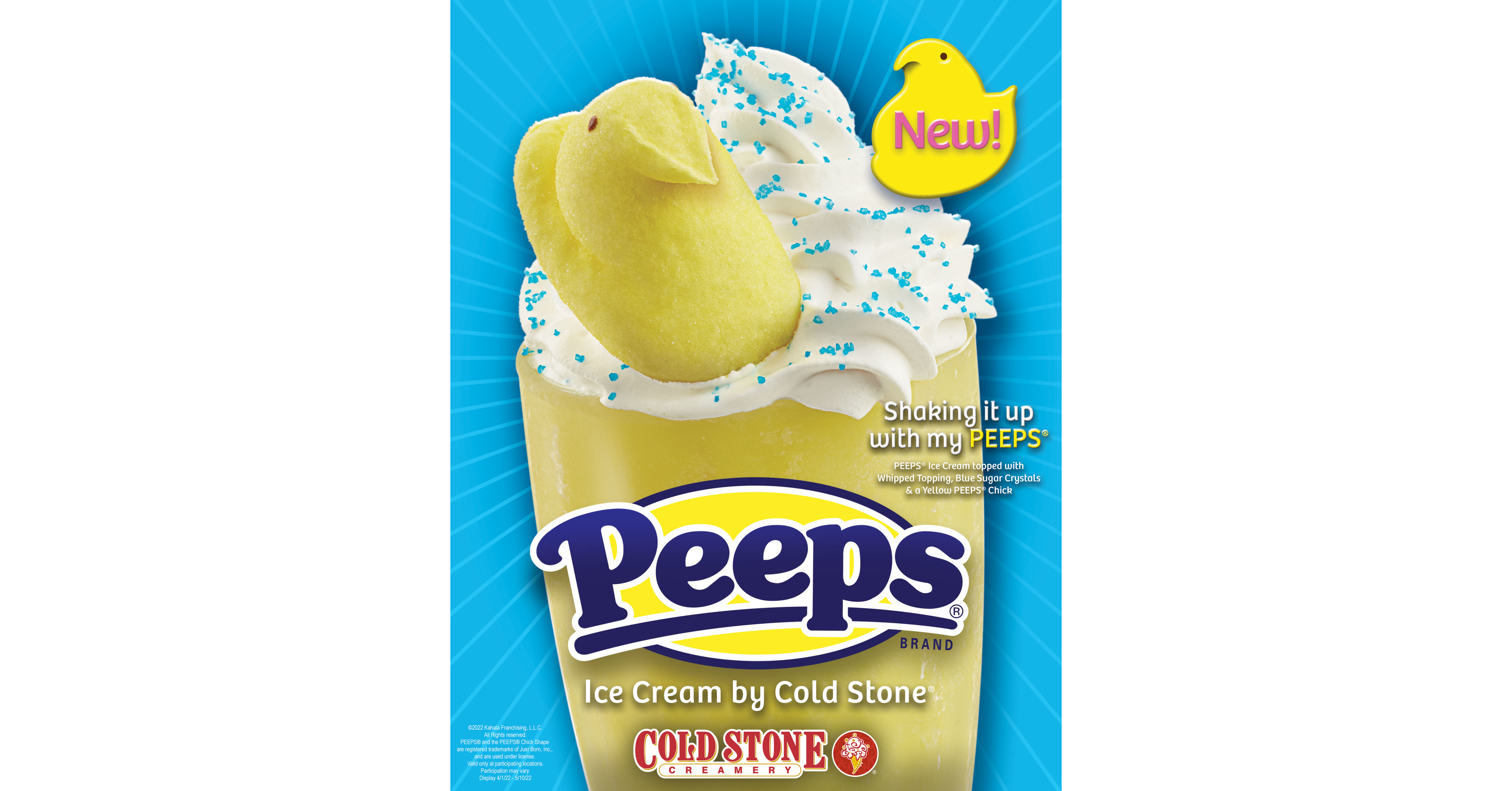 Cold Stone Creamery Spring with New PEEPS® Flavored Ice Cream