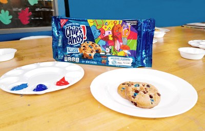 Chips Ahoy! limited-edition cookie packs have cookies with blue coated candy pieces and packaging featuring designs inspired by Boys & Girls Club teens
