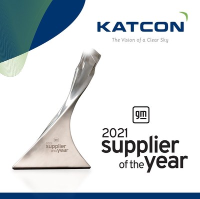 Katcon recognized as GM Supplier of the Year 2021