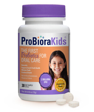 ProBioraKids®, the First Probiotic Specially Formulated to Support Kids' Oral and Overall Health, Launches in the U.S.