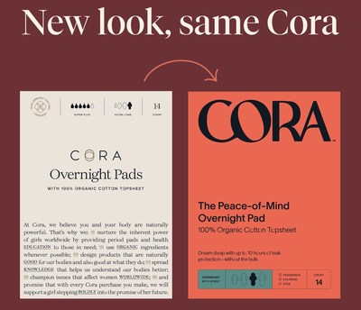 Cora® Reimagines Period Care with a New Beauty-Inspired Look and Expanded  Wellness Portfolio to Make Comfort Accessible for Everyone