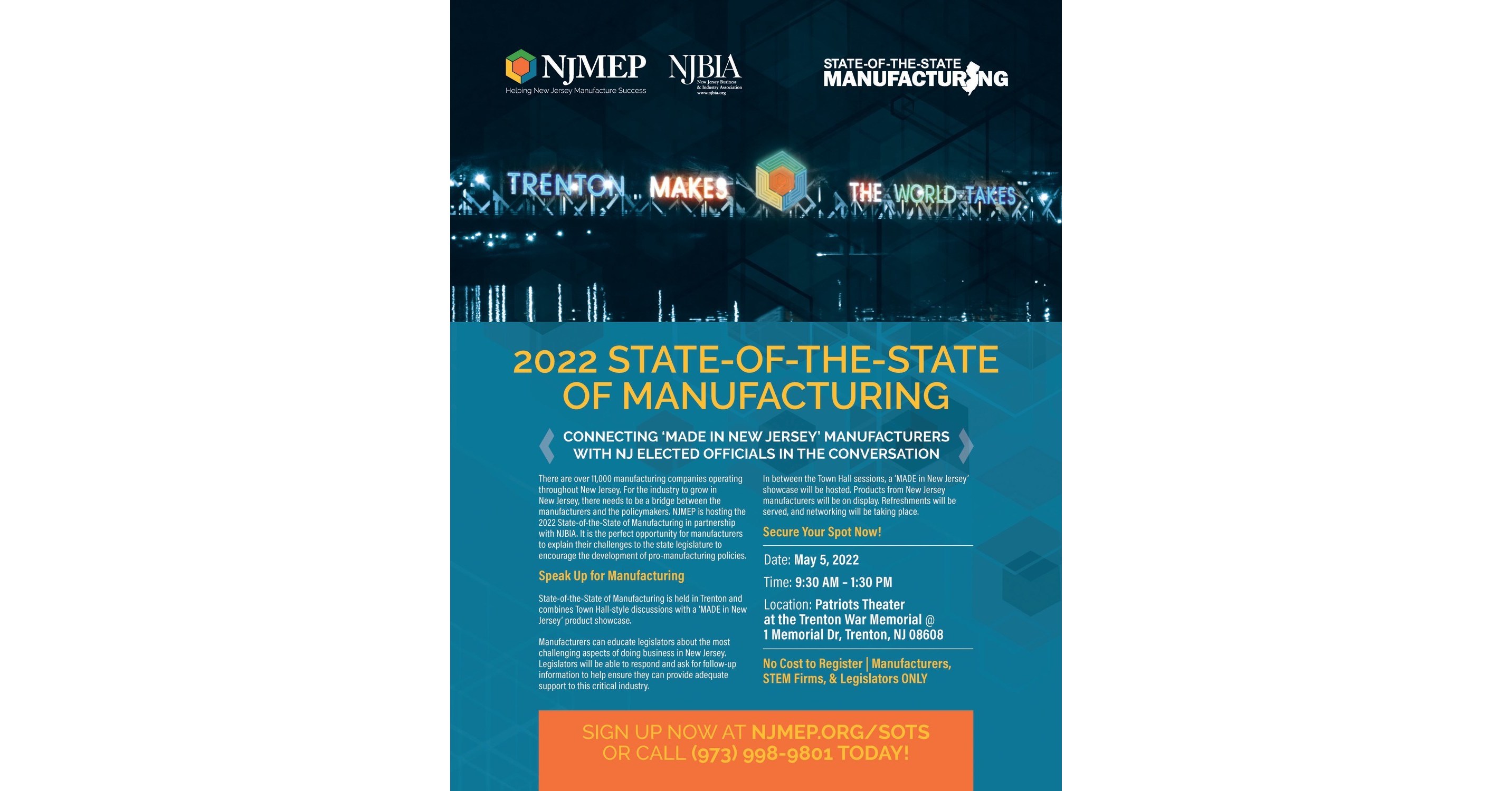 State-of-the-State of Manufacturing 2022 Creates a Bridge between Manufacturing Leaders and Policy Makers