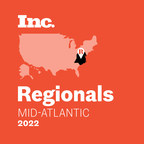 Elite Creative Ranks No. 33 in the Inc. Regionals 2022: Mid-Atlantic List as One of the Fastest-Growing Private Companies