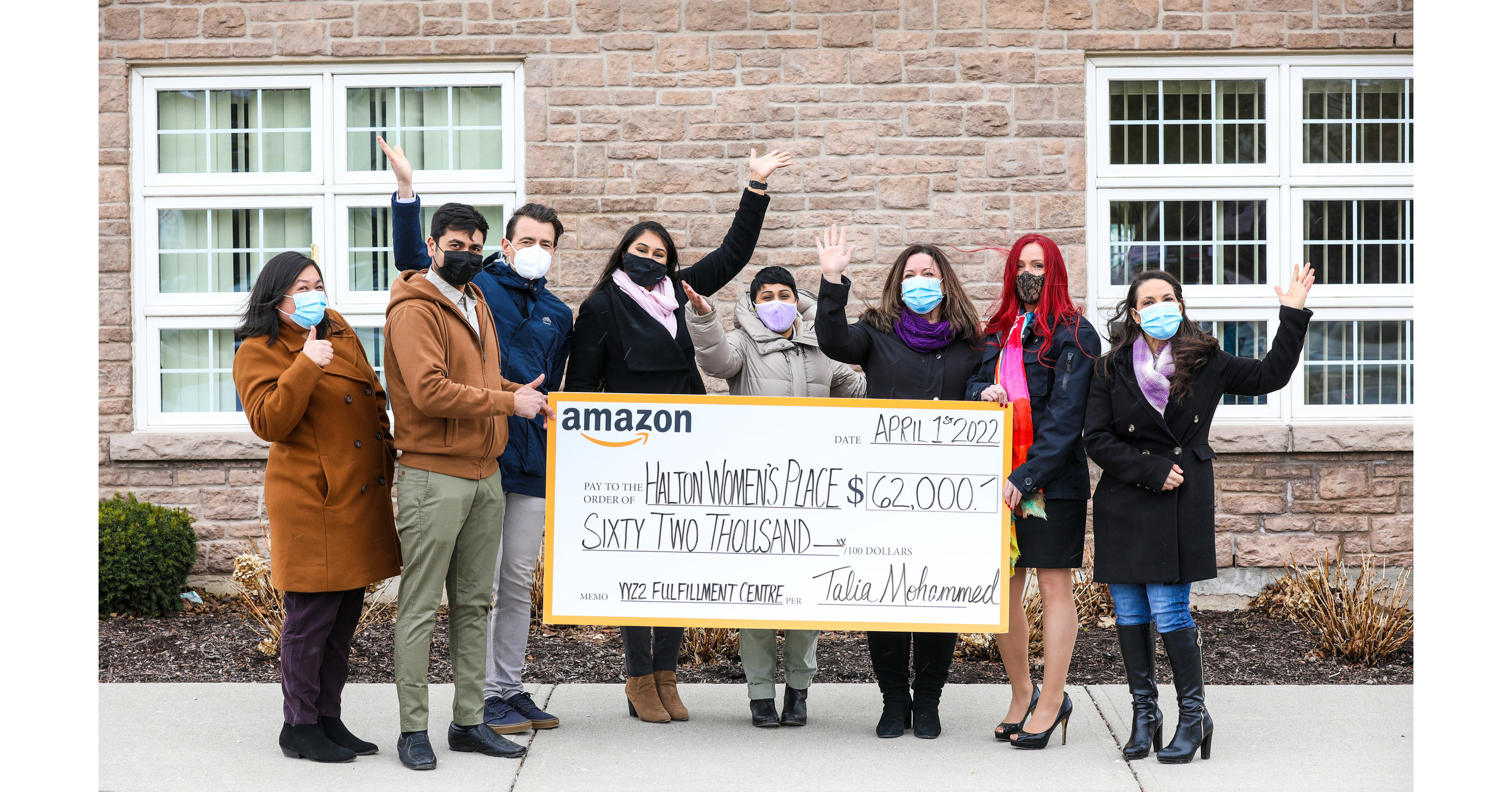Amazon Canada donates more than 180,000 to Halton Region Organizations
