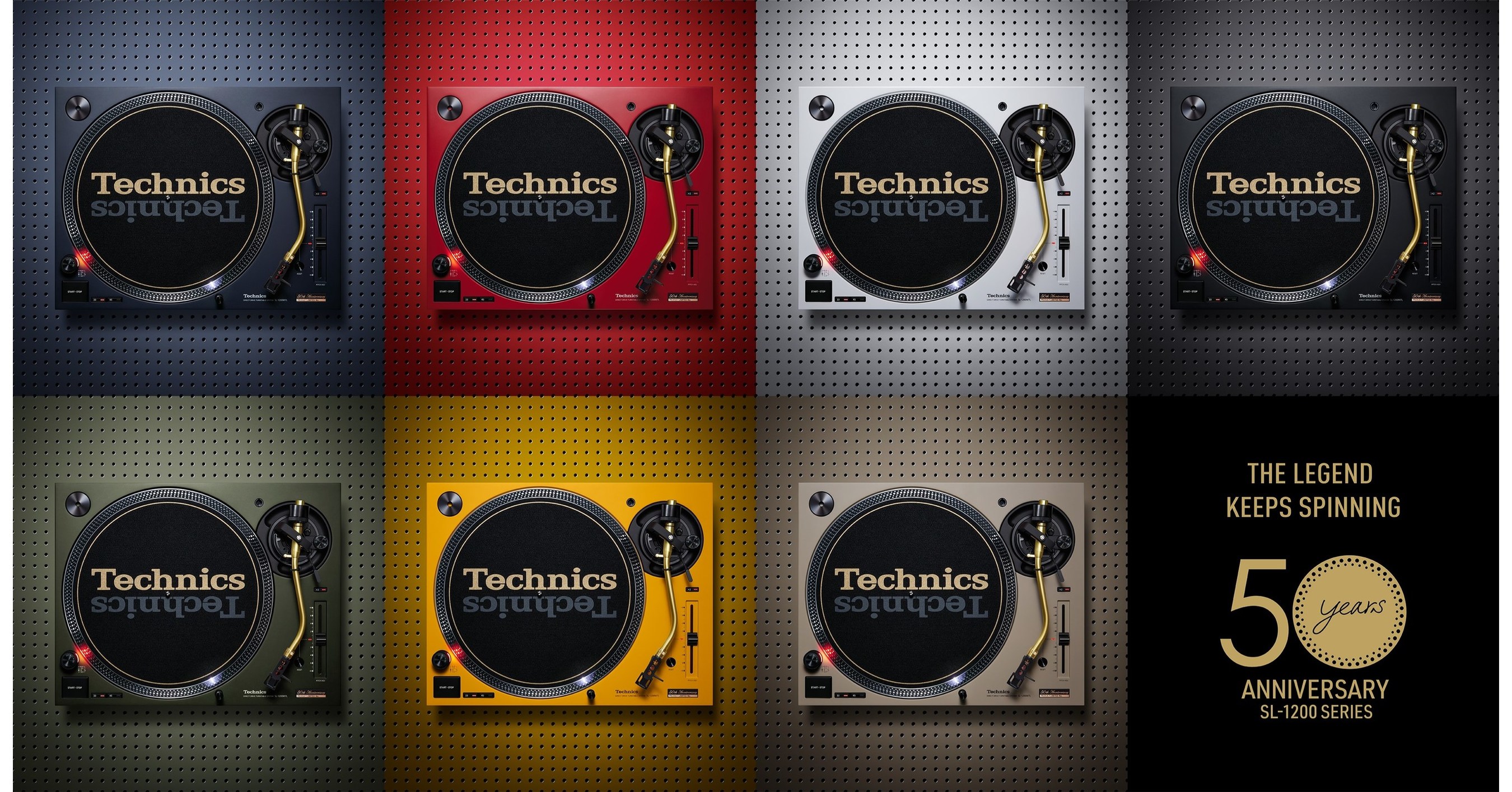 Tocadiscos Technics SL-1200M7L 50 Aniversario