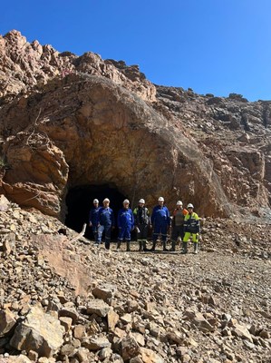 Figure 1 - New Mine Entrance at the 2,000 Level (CNW Group/Aya Gold & Silver Inc)