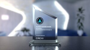 Crexi Recognizes Top Performing Brokers with its First Annual Platinum Broker Awards