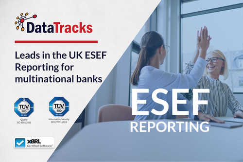 DataTracks leads in the UK ESEF Reporting for multinational banks