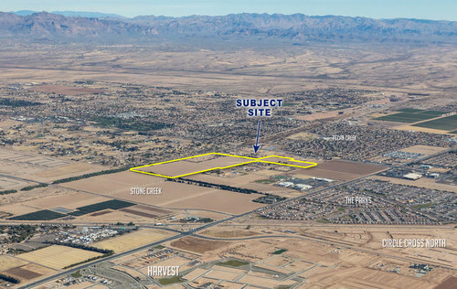 Mattamy Homes, North America's largest privately owned homebuilder, has closed on a significant land purchase in the town of Queen Creek, AZ. The 88-acre property, known as The Quarters at Queen Creek, was purchased for $23.45 million and is approved for 254 single-family home sites. (CNW Group/Mattamy Homes Limited)