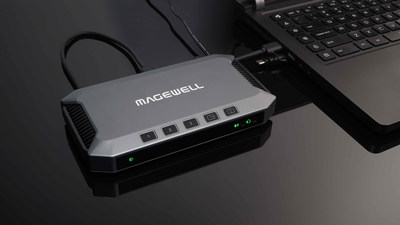 Magewell's new USB Fusion hardware lets users combine camera and wired screenshare sources into attractive live presentations for online lectures, webinars, live streaming, video conferencing, news reporting, and more.