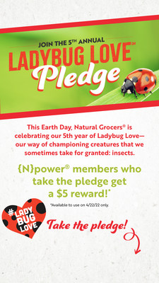 Take the Ladybug Love Pledge with Natural Grocers!