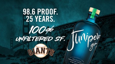 Junipero Gin Announces Partnership with San Francisco Giants