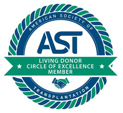 American Society of Transplantation Living Donor Circle of Excellence Member